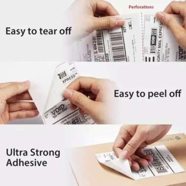 Kertas Thermal 100 Mm X 150 Mm Label Termal Sticker