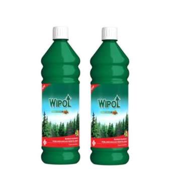 WIPOL Karbol Cemara Cairan Pembersih Lantai [750 mL/2 Botol]