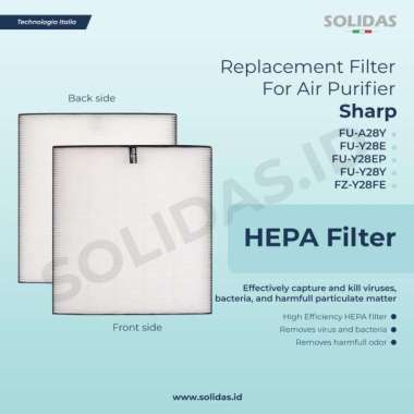 Replacement Filter Air Purifier Sharp FU-A28Y / HEPA Filter