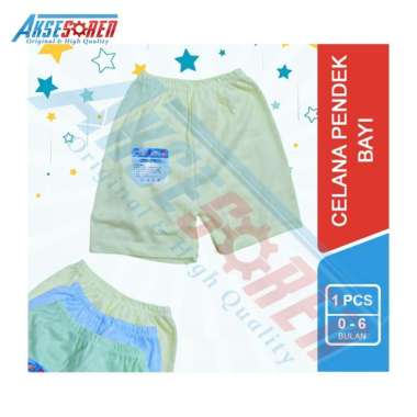 Celana Pendek Bayi [0-6 Bulan] / Celana Bawahan Anak / Pakaian Anak 1 2 3 4 5 6 Bulan / Clana Polos 