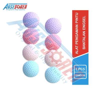 Pengaman Pegangan Pintu / Penahan Benturan Dinding Tembok / Pengaman Pintu Bulat / Baby Safety / Pel