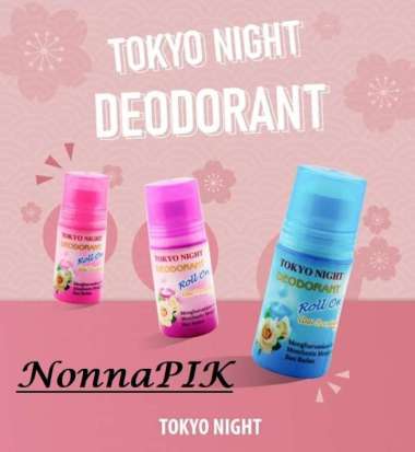 tokyo night deodorant roll on 50ml / tokyo night Biru