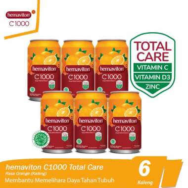WHS - Hemaviton Bundle Pack C1000 Orange Liquid [330mL x 6 Botol]