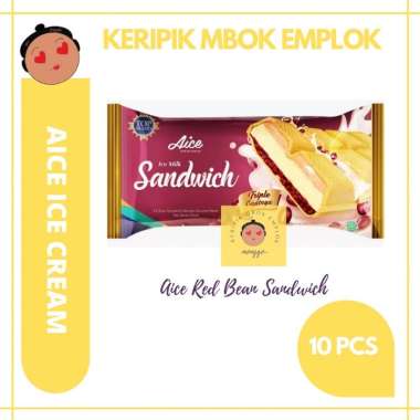 Promo Harga AICE Ice Milk Sandwich 70 ml - Blibli