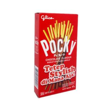 Promo Harga Glico Pocky Stick Chocolate Flavour 47 gr - Blibli