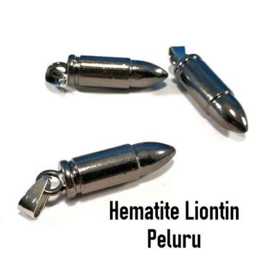 LIONTIN NATURAL HEMATITE MOTIF PELURU FREE KALUNG
