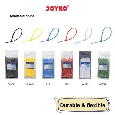 JOYKO Cable Ties Nylon Kabel Tis Pengikat Nilon CBT-10-Yellow
