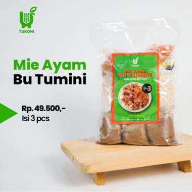 Mie Ayam Bu Tumini Asli Isi 3 (Tiga) Yuktukoni