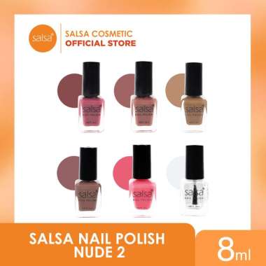 SALSA Nail Polish Nude 2 - Kutek Matte Full Set