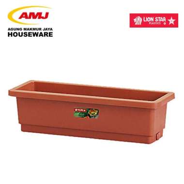 RECTANGULAR FLOWER POT SMALL POT BUNGA SEGI LION STAR