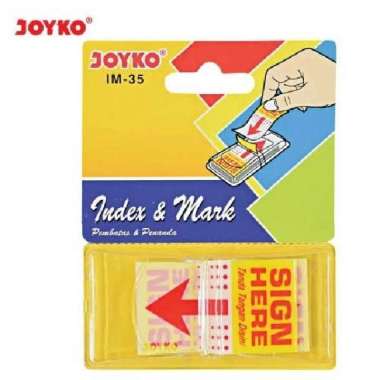 SIGN HERE POST IT INDEX FLAG STICKY MARK NOTE STICKER TANDA TANGAN IM 35