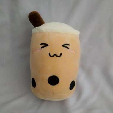 Boneka Bubble Tea Boba Milk Tea Coklat Merem