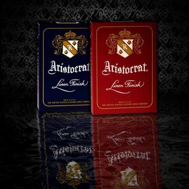 Sale Kartu Remi: Aristocrat Linen Finish Gold Seal murah (pilih satu)