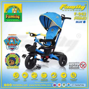 Family Supreme F-962 Primo Sepeda Roda Tiga Anak Red Paw