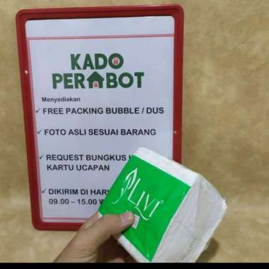 tisu kotak livi - pack - tissue kotak livi - tisu livi
