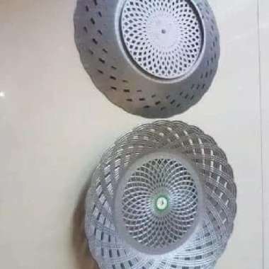 piring lidi plastik - piring rotan plastik - piring buah plastik