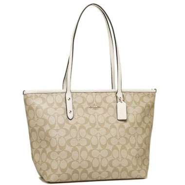white coach tote purse