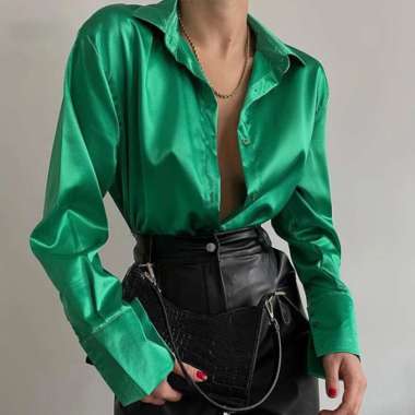 Harga Green Blouse Silk Terbaru Mei 
