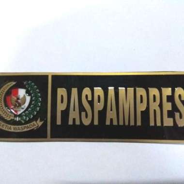 Stiker PVC panjang paspampres | Stiker Paspampres panjang |Stiker kaca