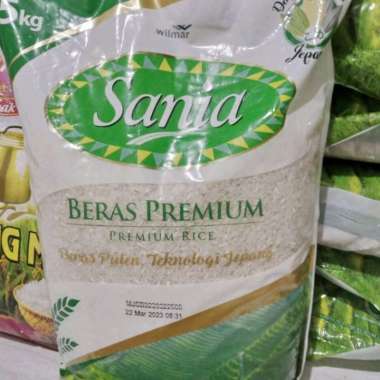 Promo Harga Sania Beras Premium 5000 gr - Blibli
