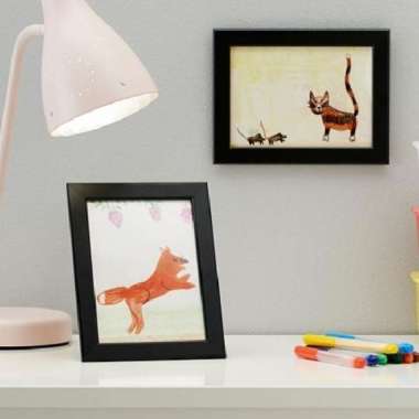 Bingkai Frame Foto Dinding/Standing Ukuran 13x18cm (5R) Original_Hitam