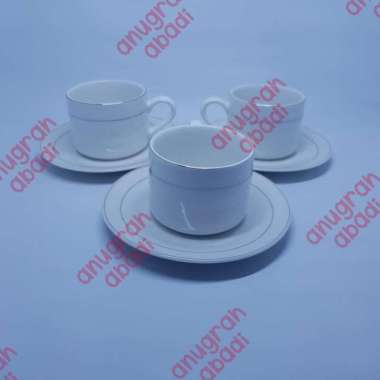 set gelas kopi | cup and saucer | list mas 6 pcs