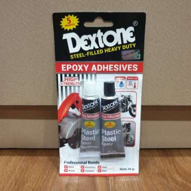 Dextone Lem Besi Epoxy Plastic Steel 48gr Lem Perekat Besi Baja