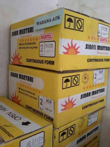 Continuous Form Sinar Mentari Ukuran Wartel 9,5:2 X 11:2 2 Ply