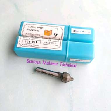 BENZ 201-021 Mata Router Trimmer Profil Kayu Vee Groove Bits