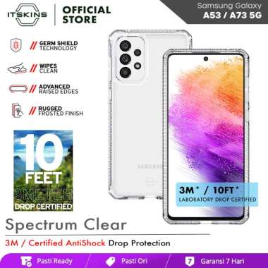 Original Case Samsung Galaxy A53 A73 5g 2022 ITSKINS SPECTRUM FROST CLEAR Soft Casing Anti Crack Cov
