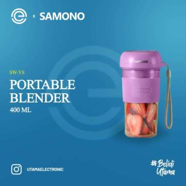 SAMONO Portable Blender / Mini Juicer - SW-Y8 - Pink ORIGINAL 100 % Multicolor