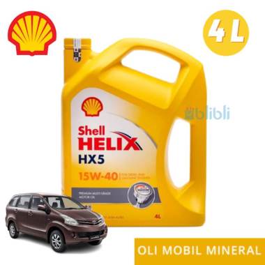 Shell Helix HX5 15W40 [4L] Oli Mobil Bensin Shell Ukuran Galon Oli Mobil Shell