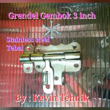 Grendel Overval 3 inch Tebal, Grendel Slot Gembok, Grendel Gembok, Grendel Pintu