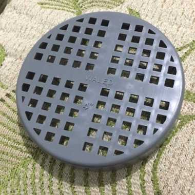 Dop Saringan Pipa PVC 4" inch BOLONG Tutup Cap Lubang Biopori, Walet, Kamar Mandi, dll