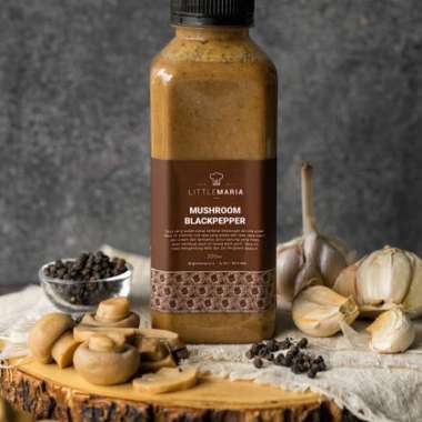 BLACKPEPPER SAUCE /SAUS LADA HITAM/SAUCE STEAK LITTLE MARIA 500GR