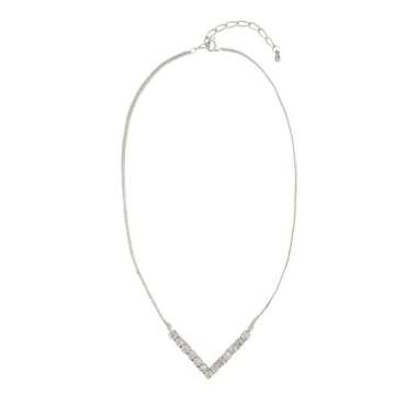 1901 Jewelry Kalung Wanita Diamond Swarovski Lapis Emas - Silver Silver