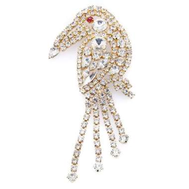 1901 Jewelry Bros Kakaktua Swarovski Lapis Emas