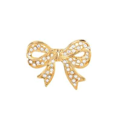 1901 Jewelry Bros Wanita Pita Swarovski Lapis Emas