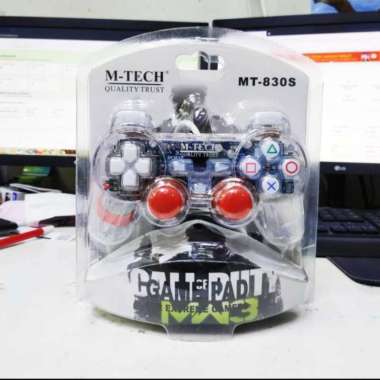 M-Tech MT-830S Gamepad Single Transparan Stick