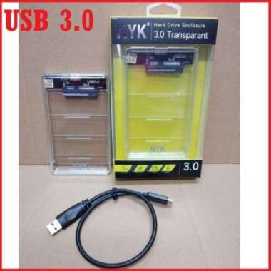 NYK Casing HD USB 3.0 Transparan - Casing Harddisk Eksternal