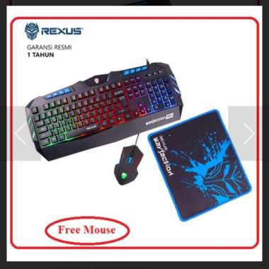 REXUS VR1 Keyboard Mouse Warfaction Combo
