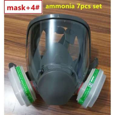 3M Masker Gas Amonia Full Face Respirator - 6800 no.4