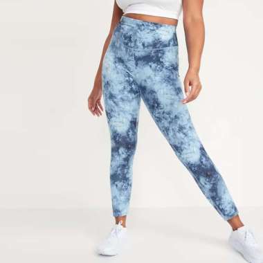 Old Navy H.Waist 7/8 Lenght Legging ODC017|Celana Olahraga Yoga Wanita XL Blue Tie Dye
