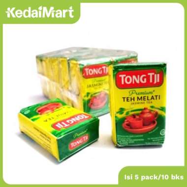 Promo Harga Tong Tji Teh Bubuk Premium Jasmine Tea per 10 pcs 9 gr - Blibli