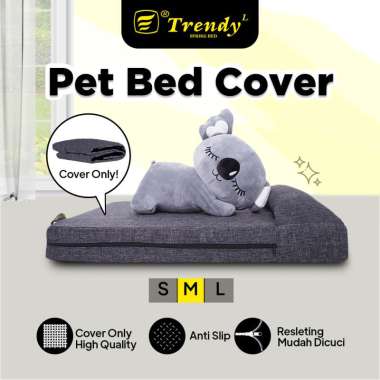 Trendy Cover Pet Bed (M) - Sarung / Sprei Pet Bed (S)