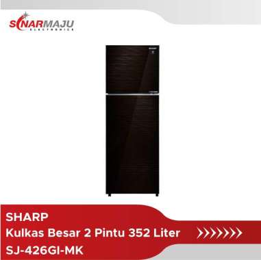 Kulkas 2 Pintu Sharp 352 Liter SJ-426GI-MK SJ426GI