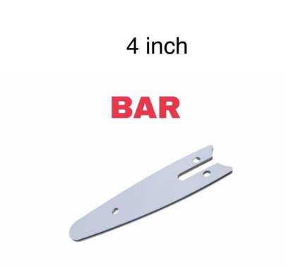 Bar only chainsaw cordless baterai panjang 4 inch for bull xenon universal smua merk