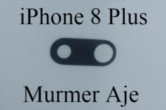 Lensa Kaca Kamera Belakang iPhone 8 Plus - Hitam