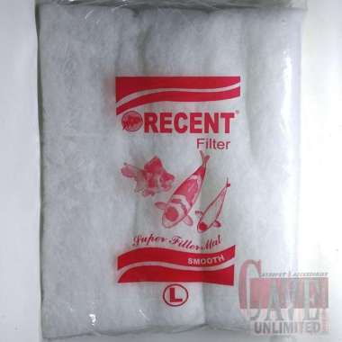 Kapas filter putih aquarium kolam besar media filter 1 meter 100 cm