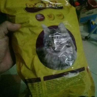 Makanan Kucing Bolt - Makanan Kucing Murah Bolt Repack 1 Kg Bentuk Donat
